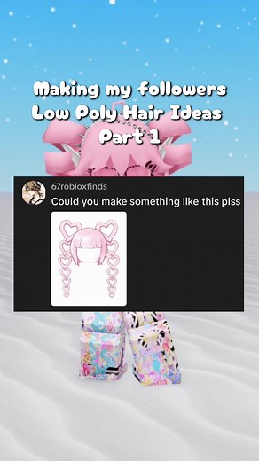 Create Your Own Low Poly Hair in Roblox