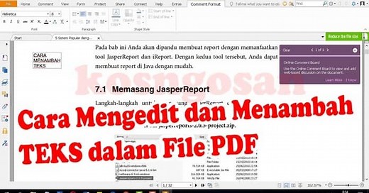 Cara Edit Teks PDF pakai Foxit Reader dengan Mudah