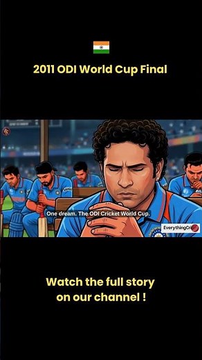 The Story Behind India's 2011 World Cup Final Victory 🏏 #gambhir #MSDhoni #zaheerkhan #cricket