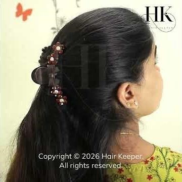 Quick & Easy Everyday Claw Clip Style for Long Hair 😍 #hair #hairstyle #haircare #shorts #trending