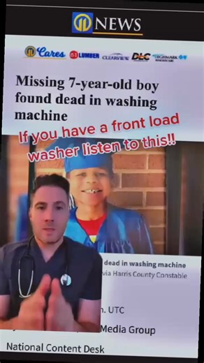 Front load washing machines can be very dangerous for children. #childsafety #firsttimemom #MomsofTikTok #missingchild | The DOC