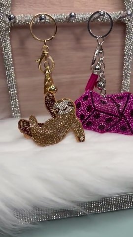 2pc Bling Brown Seal, Hot Pink Dice Keychains - Etsy Canada