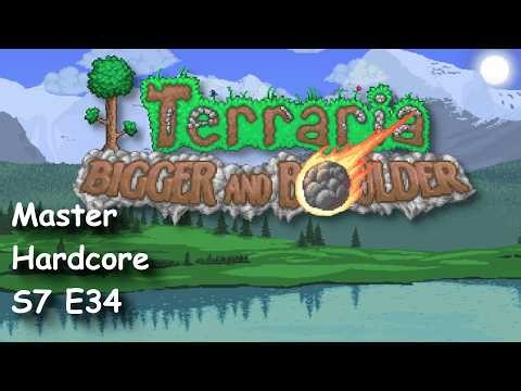 Terraria 1.4.5 | Master Mode, Hardcore | Hardmode Preparation Begins - Fishing! | S7 E34