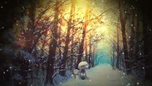 PC Anime Snowman Live Wallpaper Free