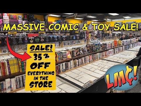 Comic Book Hunting at a HUGE Comic and Toy Sale!