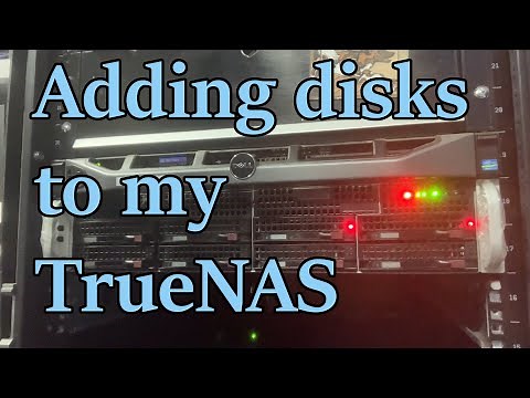 Adding disks to ZFS and expanding the pool!