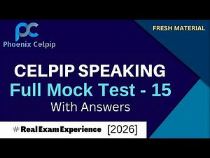 CELPIP Speaking Practice Test - 15 | All 8 Tasks + Model Answers (2026 Update)