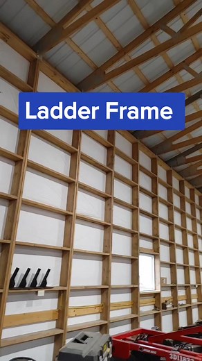 2x8 ladder frame #ladderframe #framing