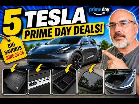 5 Tesla Model Y Accessories You NEED Before Prime Day Ends!