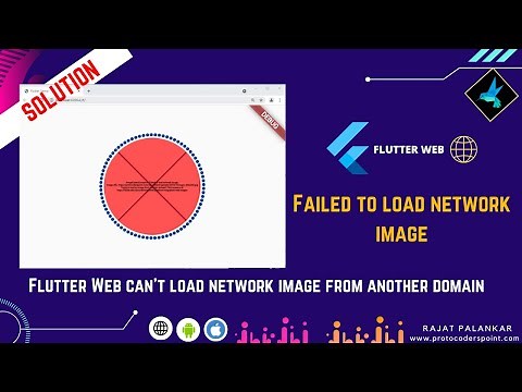 [100% working solution] | Failed to load network image - flutter web app image.network error