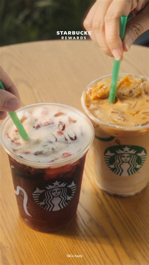 Members, this one’s for you!✨ Enjoy a Buy 1 Get 1 Free on any handcrafted beverage on 11th June 2024 as a token of appreciation for your unconditional love and support! 🥰 Terms and conditions: • Full payment must be made with Starbucks Card or Starbucks Mobile App. • Complimentary beverage should go to the lower price item. • Complimentary beverage must be redeemed on the spot. • Not applicable to delivery service & MOP/MOT. • Applicable at all Starbucks stores in Malaysia except Starbucks stor