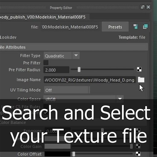 How to Link textures in Autodesk Maya Part 2 #Shorts
