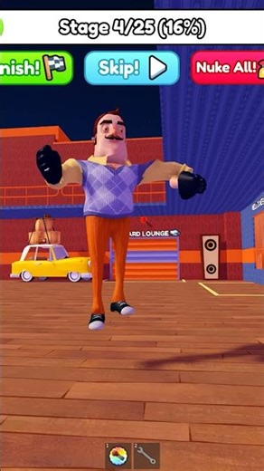 HELLO NEIGHBOR'S PRISON RUN! (OBBY) ALL JUMPSCARES & WALKTHROUGH #shorts