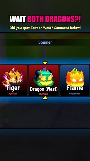 Rolling East & West Dragon Fruit in Blox Fruits! 🐉 #roblox