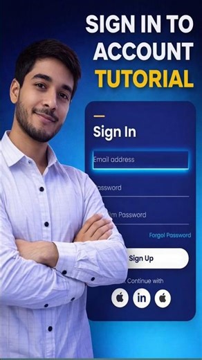 #video Glassmorphism Login Page Design💙| HTML CSS #shorts #webdesign #webdevelopment #webdev #trend