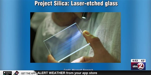 Microsoft introduces new method of storing data in glass