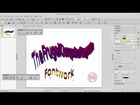 Impress (20) – Fontwork