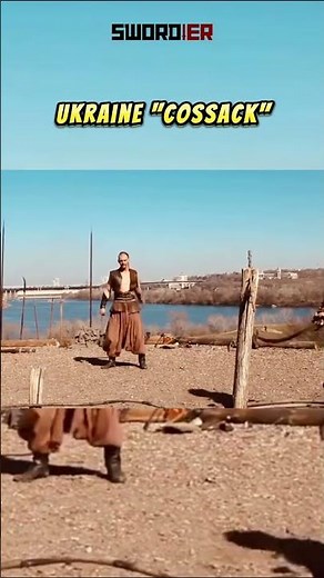Sword Dance in Different Country- Ukraine "Cossack" #swordier #cossack #sworddance