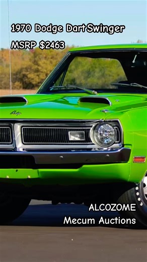 1970 Dodge ❤️😎🇺🇸 #shorts #dodgedart #mecumauctions #classiccars #vintagecars #oldclassic #classic
