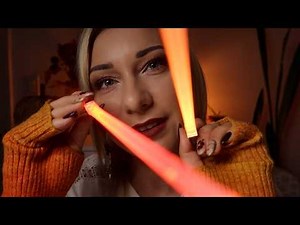 ASMR Tingly mouth sounds (tktk, pluck, scoop) & hand movements 🍁 Fall vibes