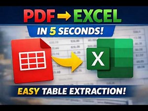 Extract Tables from PDF to Excel Instantly | Tabula Tool Tutorial (Free & Easy)