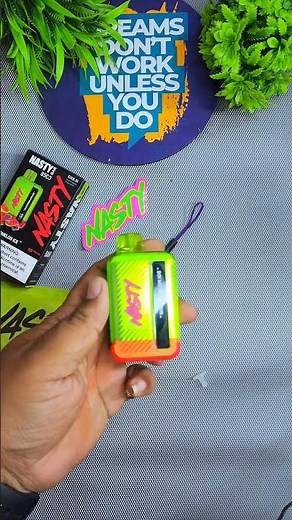 Watermelon Ice Flavour Vape from Nasty Bar 8500 Puffs. Mind-blowing #Shorts #Review #trending