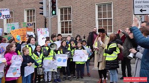 1.8K views · 36 reactions | Richard Boyd Barrett TD reports from the children's climate demo at the Dáil today. | People Before Profit | Facebook
