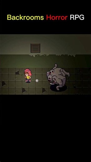 Pierce monsters in my horror rpg #backrooms #horrorgaming #creepy #earthbound #omori