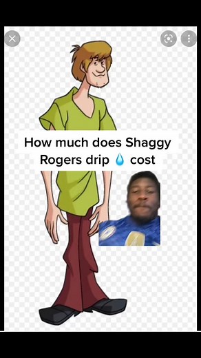Shaggy dripping #scoobydoo #shaggy #cartoon #mysteryinc #drip
