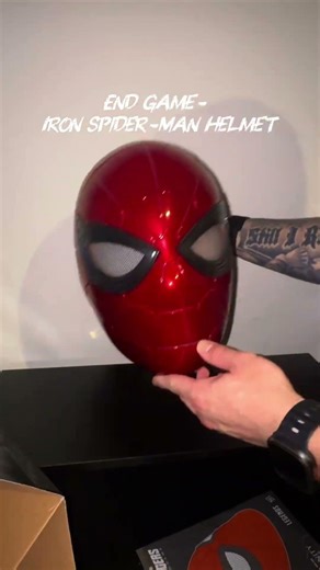 Iron Spider-Man Helmet Unboxing #marvel #shorts