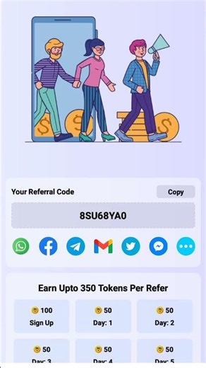 refferal code diamond wala get and earn