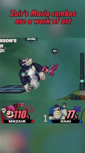 MKZair's Mario was a WORK OF ART #ssf2 #mario #supersmashflash2 #supersmashflash #supermario