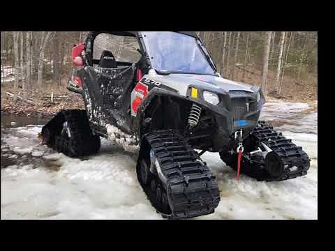 Polaris RZR 570 on tracks