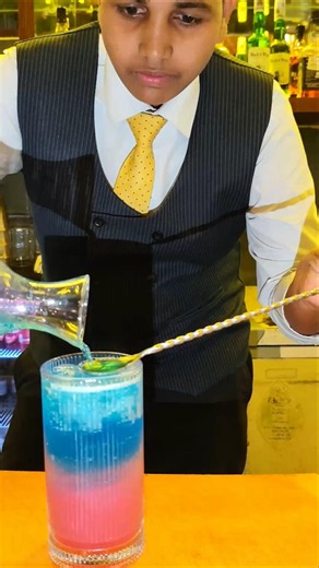 Litchi blue lemonade #mocktail #trending #viral #recipe #drink