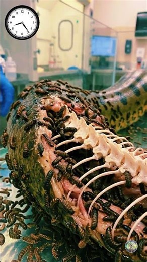 Anaconda to Skeleton: The Power of Nature's Cleaners! 🪱