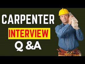 Top 20 Carpenter Interview Questions and Answers for 2026