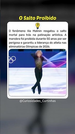 O salto proibido na patinação artística #curiosidades