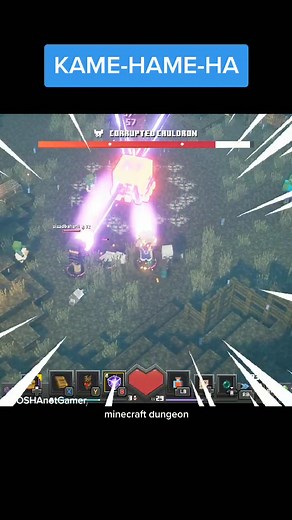 Mastering Skills in Minecraft Dungeons with Kamehameha Technique