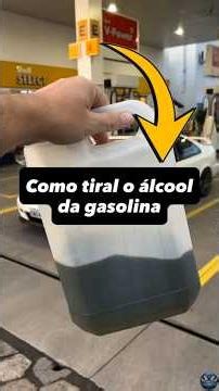 HOW TO REMOVE ALCOHOL FROM GASOLINE😮