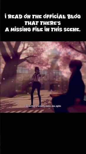 I read on the official blog that there’s a missing file in this scene.