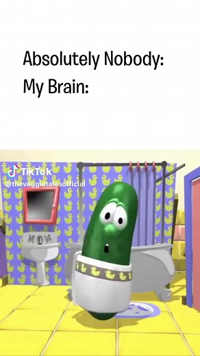 We all grew up with this song… and somehow we’ve never looked at hairbrushes the same since. Some things just stick with you forever. #VeggieTales #HairbrushSong #SillySongs #ChildhoodMemories #Nostalgia