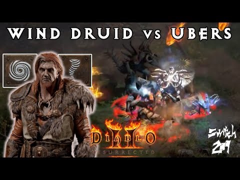 Wind Druid Vs. Ubers! Uber Tristram Can't Stop This Force Of Nature! - Diablo 2 Resurrected