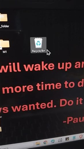 How to get or Find Recycle Bin icon at my Desktop windows Laptop, easiest method #shortcut #2026