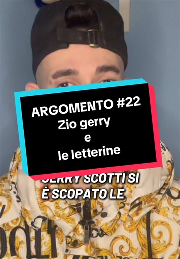 Argomento *22: Zio gerry e le letterine 🔠 Cosa ne pensi? Scrivilo qui sotto e dimmi il prossimo argomento da farmi discutere! ⤵️