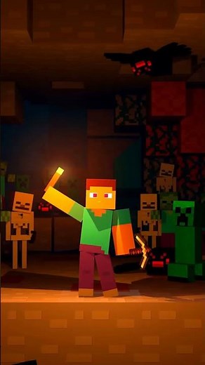 DON'T DIG DOWN! Minecraft Animation