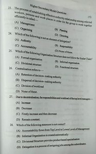 Multiple Choice Questions on Management ConceptsThe process o... | Filo