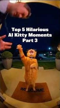 Top 5 Hilarious AI Kitty Moments Part3 #funny #ai #sora #kitty #cat #memes #moments #hilarious