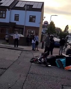 3.2K views · 22 reactions | Uber Driver has been knocked off his bike on Cranbrook Road near Gants Hill- Air Ambulance reportedly on the way -    ( ssakib_212 ) | London & UK Street News | Facebook