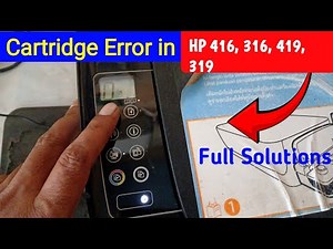 How to fix printhead problem on hp printer | Hp printer printhead error