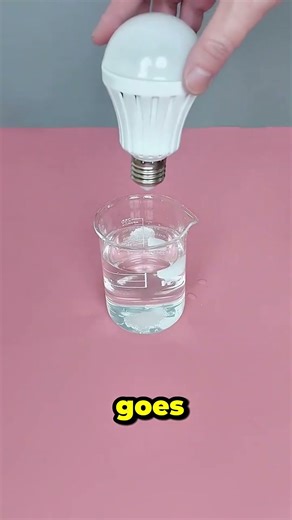 This Water Turns On a Light Bulb